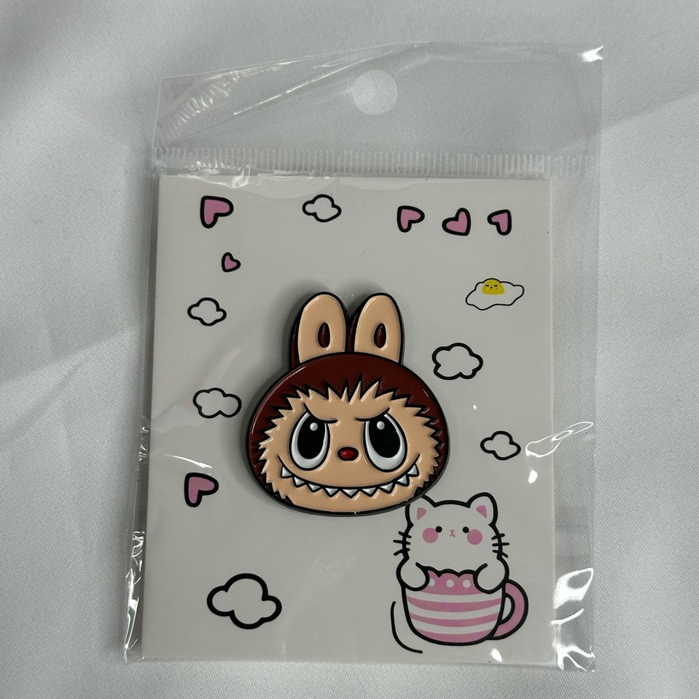 Labubu The Monsters Pin in Brown - Picture 4 of 7